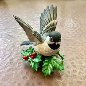 Lenox Porcelain Bird Figurine - Chickadee